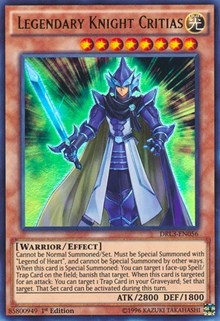 Legendary Knight Critias [Dragons of Legend: Unleashed] [DRL3-EN056] | Gaming Infinity