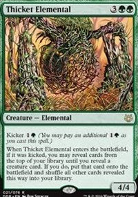 Thicket Elemental [Duel Decks: Nissa vs. Ob Nixilis] | Gaming Infinity