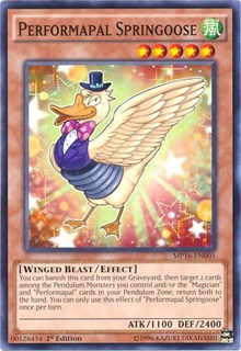 Performapal Springoose [2016 Mega-Tins Mega Pack] [MP16-EN005] | Gaming Infinity