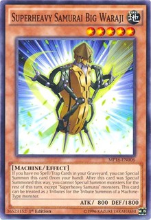 Superheavy Samurai Big Waraji [2016 Mega-Tins Mega Pack] [MP16-EN006] | Gaming Infinity