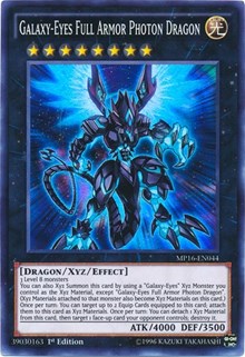 Galaxy-Eyes Full Armor Photon Dragon [2016 Mega-Tins Mega Pack] [MP16-EN044] | Gaming Infinity