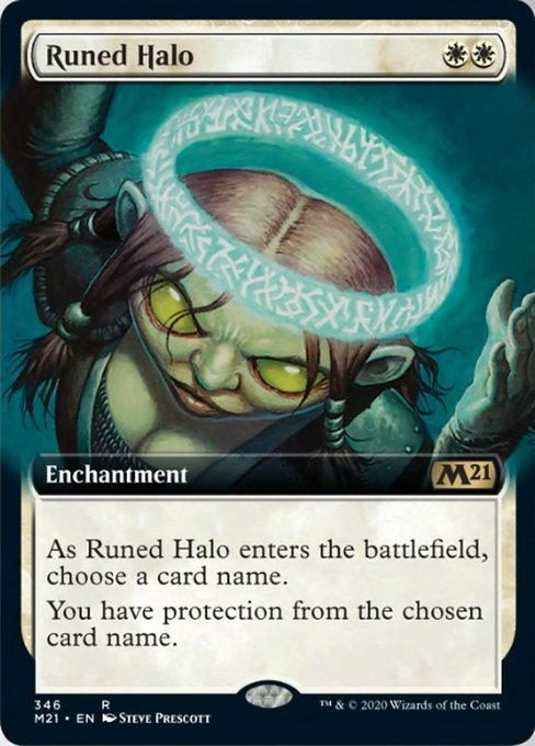 Runed Halo (Extended Art) [Core Set 2021] | Gaming Infinity