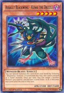 Assault Blackwing - Kunai the Drizzle [2016 Mega-Tins Mega Pack] [MP16-EN119] | Gaming Infinity