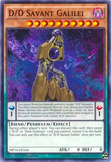 D/D Savant Galilei [2016 Mega-Tins Mega Pack] [MP16-EN166] | Gaming Infinity