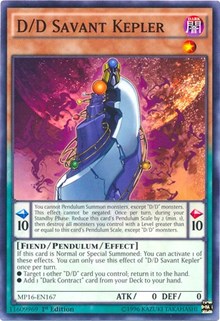 D/D Savant Kepler [2016 Mega-Tins Mega Pack] [MP16-EN167] | Gaming Infinity