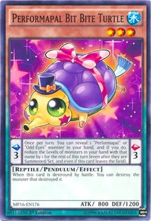 Performapal Bit Bite Turtle [2016 Mega-Tins Mega Pack] [MP16-EN176] | Gaming Infinity