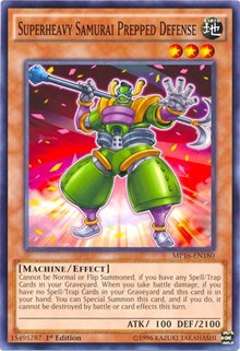 Superheavy Samurai Prepped Defense [2016 Mega-Tins Mega Pack] [MP16-EN180] | Gaming Infinity