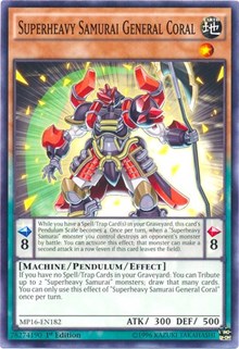 Superheavy Samurai General Coral [2016 Mega-Tins Mega Pack] [MP16-EN182] | Gaming Infinity