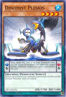 Dinomist Plesios [2016 Mega-Tins Mega Pack] [MP16-EN194] | Gaming Infinity