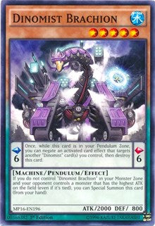 Dinomist Brachion [2016 Mega-Tins Mega Pack] [MP16-EN196] | Gaming Infinity