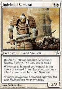 Indebted Samurai [Betrayers of Kamigawa] | Gaming Infinity
