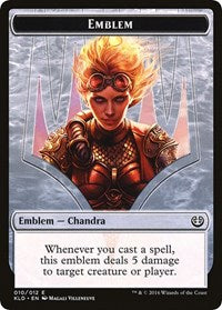 Emblem - Chandra, Torch of Defiance [Kaladesh Tokens] | Gaming Infinity