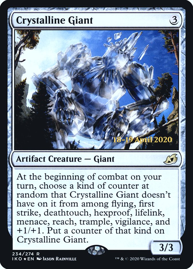 Crystalline Giant  [Ikoria: Lair of Behemoths Prerelease Promos] | Gaming Infinity