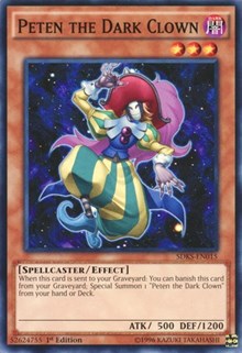 Peten the Dark Clown [Structure Deck: Seto Kaiba] [SDKS-EN015] | Gaming Infinity