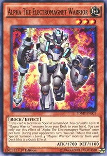 Alpha The Electromagnet Warrior [Structure Deck: Yugi Muto] [SDMY-EN001] | Gaming Infinity