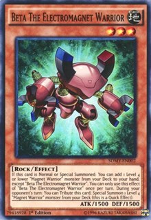 Beta The Electromagnet Warrior [Structure Deck: Yugi Muto] [SDMY-EN002] | Gaming Infinity