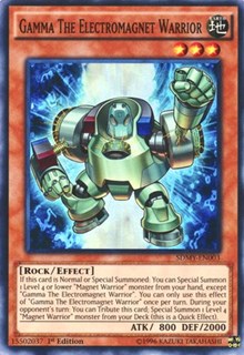 Gamma The Electromagnet Warrior [Structure Deck: Yugi Muto] [SDMY-EN003] | Gaming Infinity