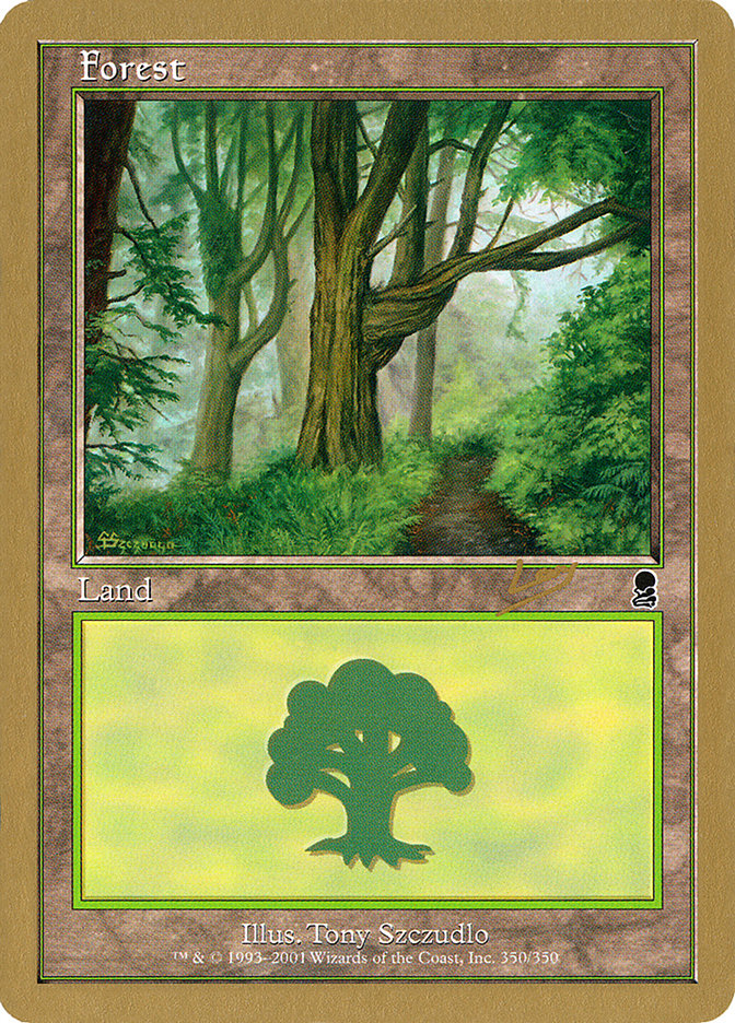 Forest (rl350) (Raphael Levy) [World Championship Decks 2002] | Gaming Infinity