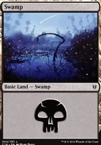 Swamp (344) [Commander 2016] | Gaming Infinity