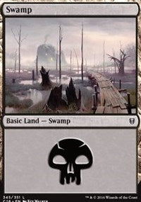 Swamp (345) [Commander 2016] | Gaming Infinity