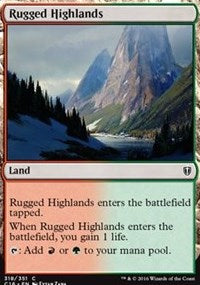 Rugged Highlands [Commander 2016] | Gaming Infinity