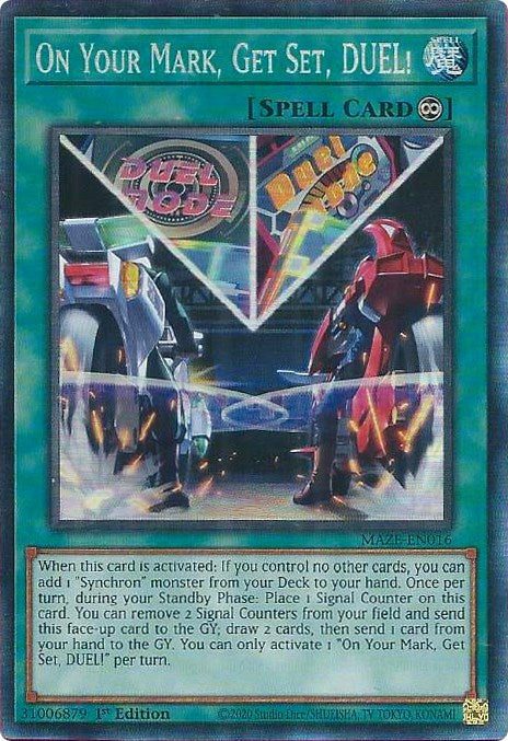 On Your Mark, Get Set, DUEL! [MAZE-EN016] Collector's Rare | Gaming Infinity