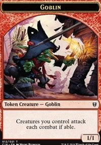 Goblin // Zombie Double-sided Token [Commander 2016 Tokens] | Gaming Infinity