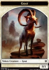 Goat // Thopter Double-sided Token [Commander 2016 Tokens] | Gaming Infinity