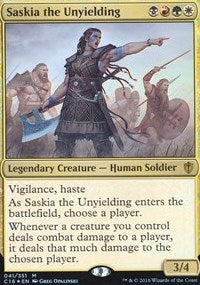 Saskia the Unyielding (Commander 2016) [Commander 2016 Oversized] | Gaming Infinity