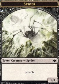 Spider // Saproling Double-sided Token [Planechase Anthology Tokens] | Gaming Infinity