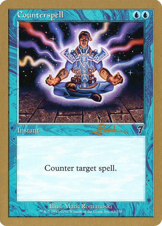 Counterspell (Antoine Ruel) (7ED) [World Championship Decks 2001] | Gaming Infinity