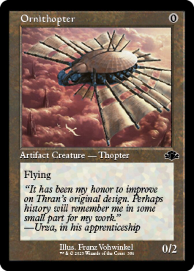 Ornithopter (Retro) [Dominaria Remastered] | Gaming Infinity