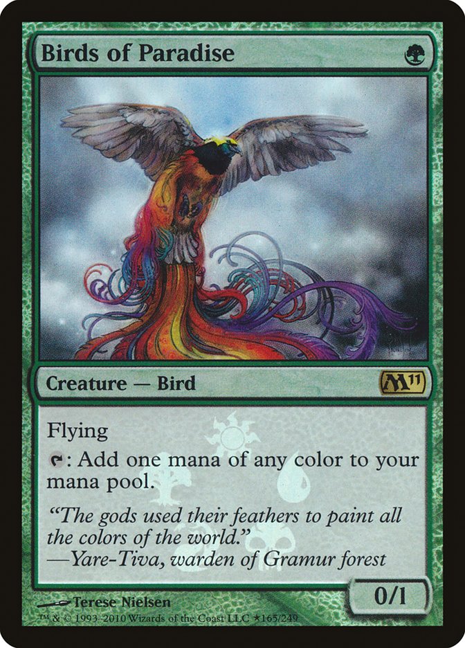 Birds of Paradise (Buy-A-Box) [Magic 2011 Promos] | Gaming Infinity