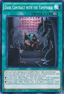 Dark Contract with the Yamimakai [Structure Deck: Pendulum Domination] [SDPD-EN023] | Gaming Infinity