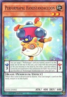 Performapal Handstandaccoon [Raging Tempest] [RATE-EN002] | Gaming Infinity