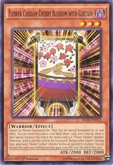 Flower Cardian Cherry Blossom with Curtain [Raging Tempest] [RATE-EN012] | Gaming Infinity