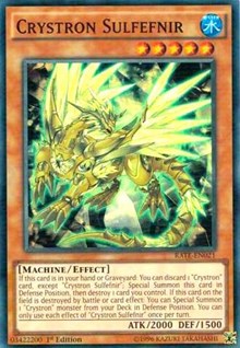 Crystron Sulfefnir [Raging Tempest] [RATE-EN021] | Gaming Infinity