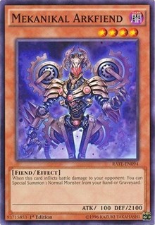 Mekanikal Arkfiend [Raging Tempest] [RATE-EN094] | Gaming Infinity
