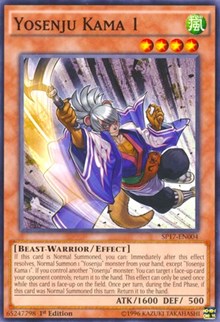 Yosenju Kama 1 (Starfoil) [Star Pack - Battle Royal] [SP17-EN004] | Gaming Infinity