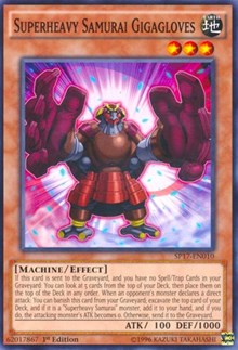 Superheavy Samurai Gigagloves [Star Pack - Battle Royal] [SP17-EN010] | Gaming Infinity