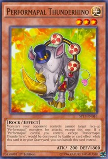 Performapal Thunderhino (Starfoil) [Star Pack - Battle Royal] [SP17-EN016] | Gaming Infinity