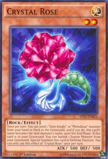 Crystal Rose (Starfoil) [Star Pack - Battle Royal] [SP17-EN021] | Gaming Infinity