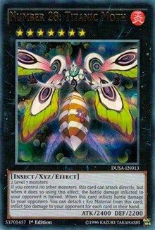 Number 28: Titanic Moth [Duelist Saga] [DUSA-EN013] | Gaming Infinity