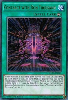 Contract with Don Thousand [Duelist Saga] [DUSA-EN041] | Gaming Infinity