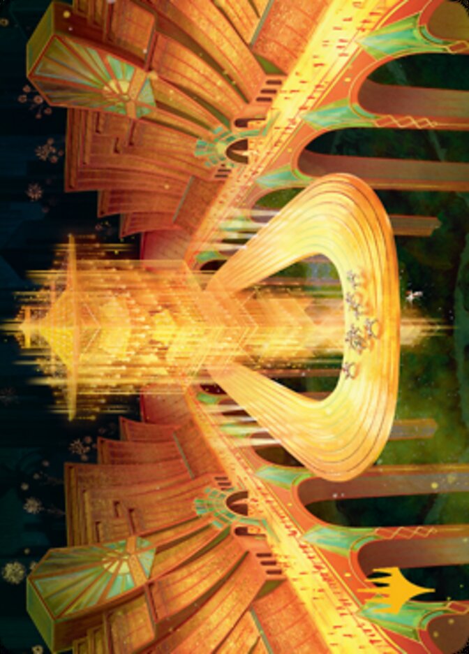 Racers' Ring Art Card (Gold-Stamped Signature) [Streets of New Capenna Art Series] | Gaming Infinity