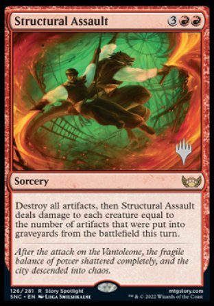 Structural Assault (Promo Pack) [Streets of New Capenna Promos] | Gaming Infinity