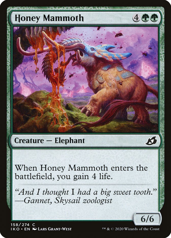 Honey Mammoth [Ikoria: Lair of Behemoths] | Gaming Infinity