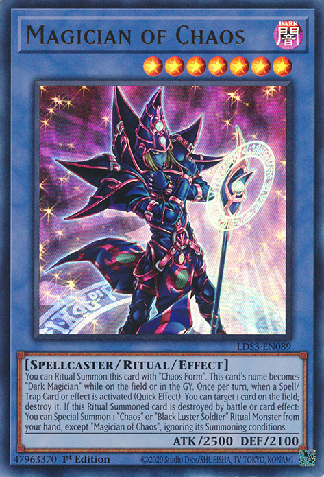 Magician of Chaos [LDS3-EN089] Ultra Rare | Gaming Infinity