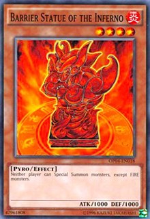 Barrier Statue of the Inferno [OTS Tournament Pack 4] [OP04-EN018] | Gaming Infinity