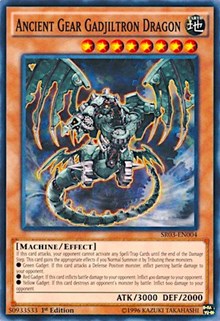 Ancient Gear Gadjiltron Dragon [Structure Deck: Machine Reactor] [SR03-EN004] | Gaming Infinity